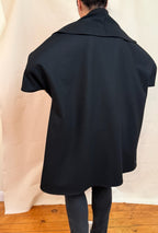 The Mabel Coat - Mid Sleeve Shawl Collar - Thicker Wool