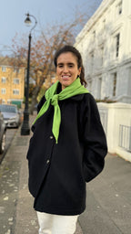 Lightweight Pure Wool Bandana Scarf - Large