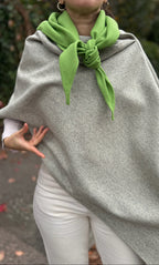 Lightweight Pure Wool Bandana Scarf - Large