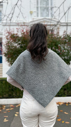 Lightweight Pure Wool Bandana Scarf - Large