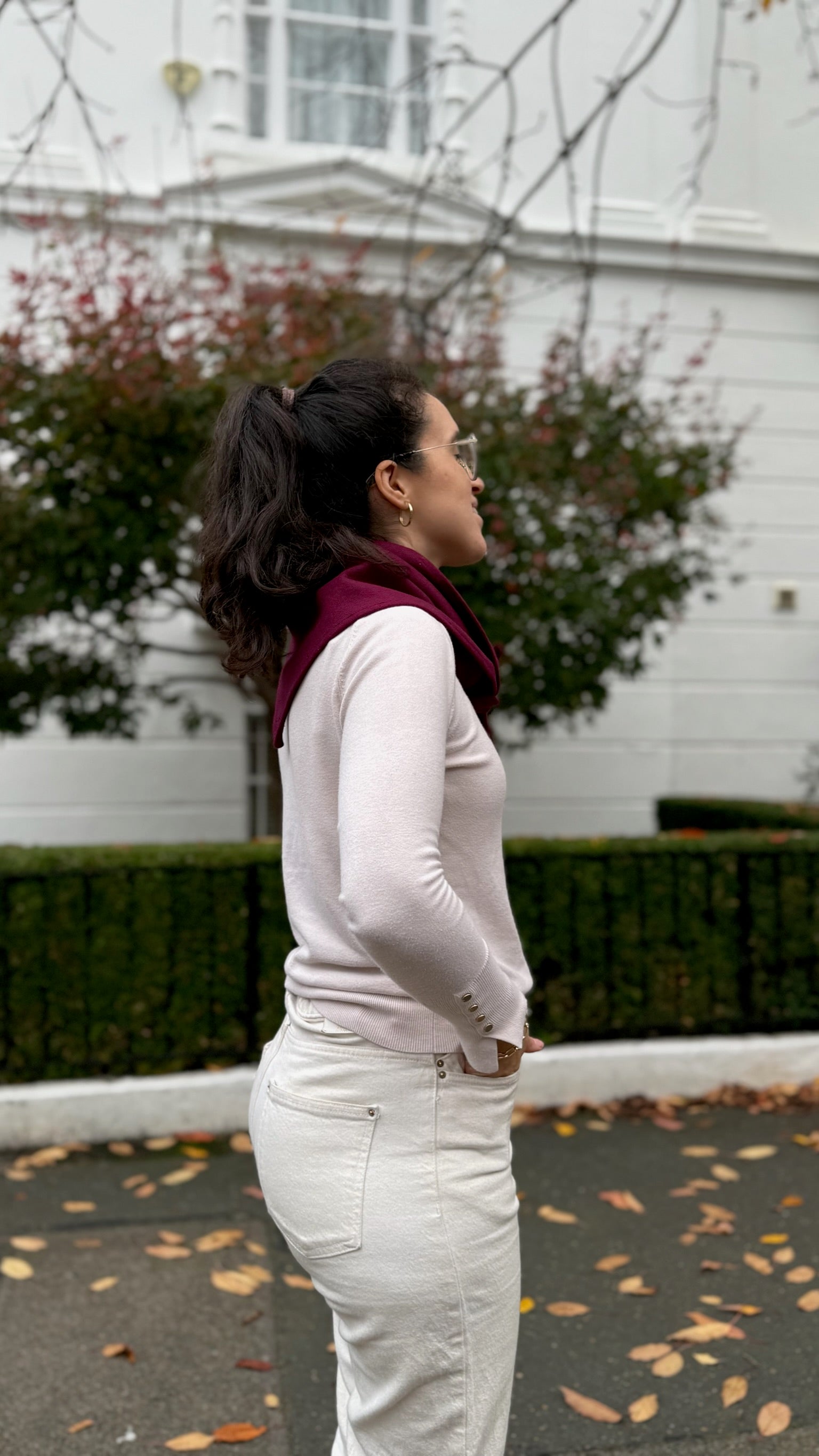 Cashmere Bandana Scarf - Small