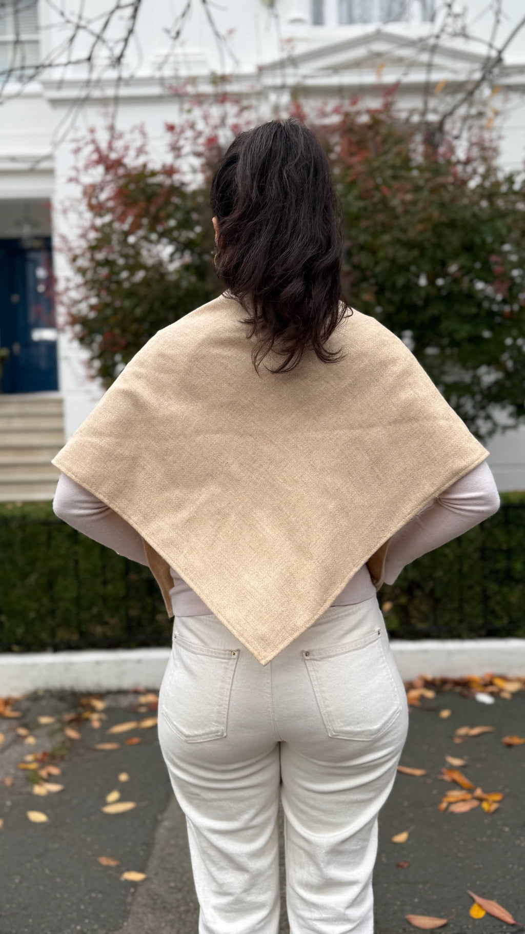 Lightweight Pure Wool Bandana Scarf - Large