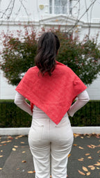 Lightweight Pure Wool Bandana Scarf - Large