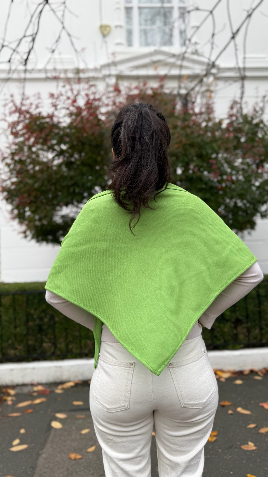 Lightweight Pure Wool Bandana Scarf - Large