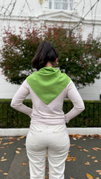 Lightweight Pure Wool Bandana Scarf - Medium