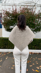 Thicker Pure Wool Bandana Scarf - Large