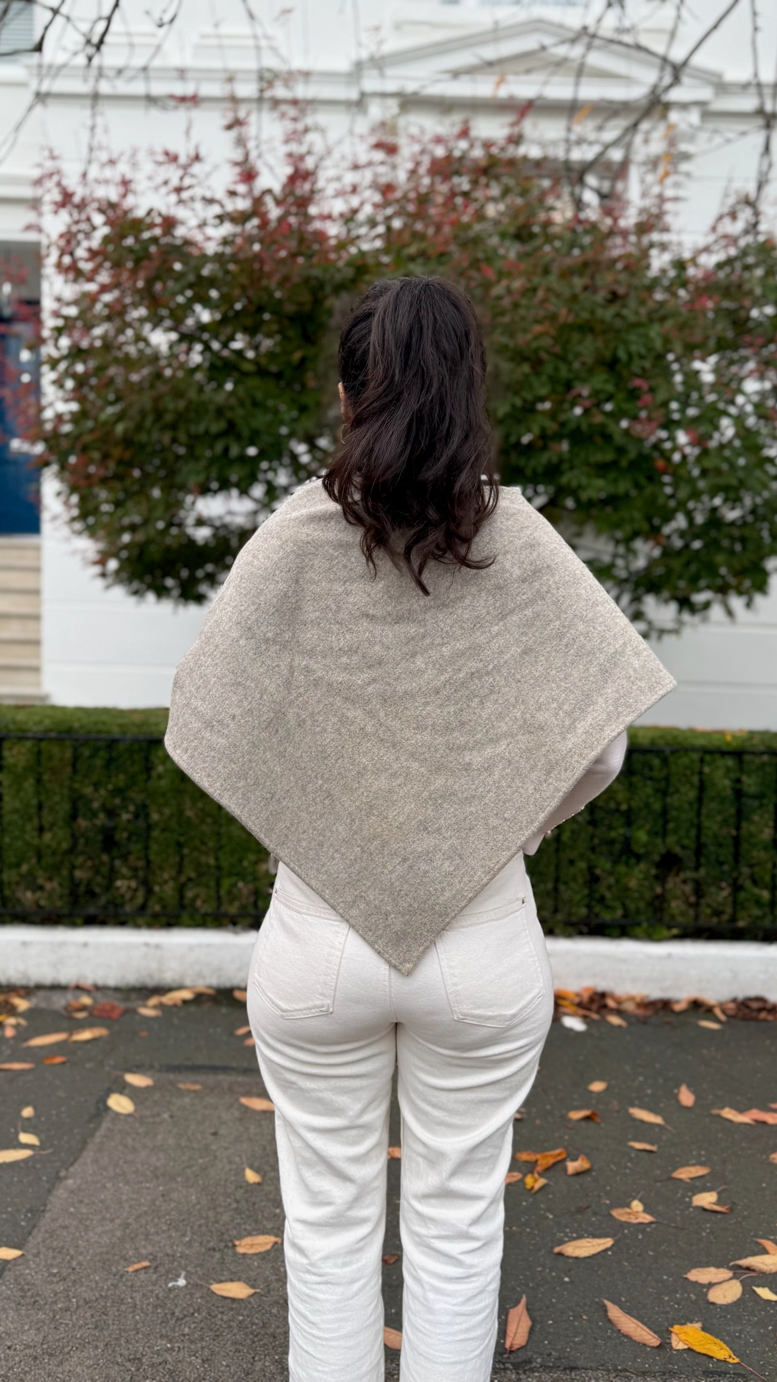 Thicker Pure Wool Bandana Scarf - Large