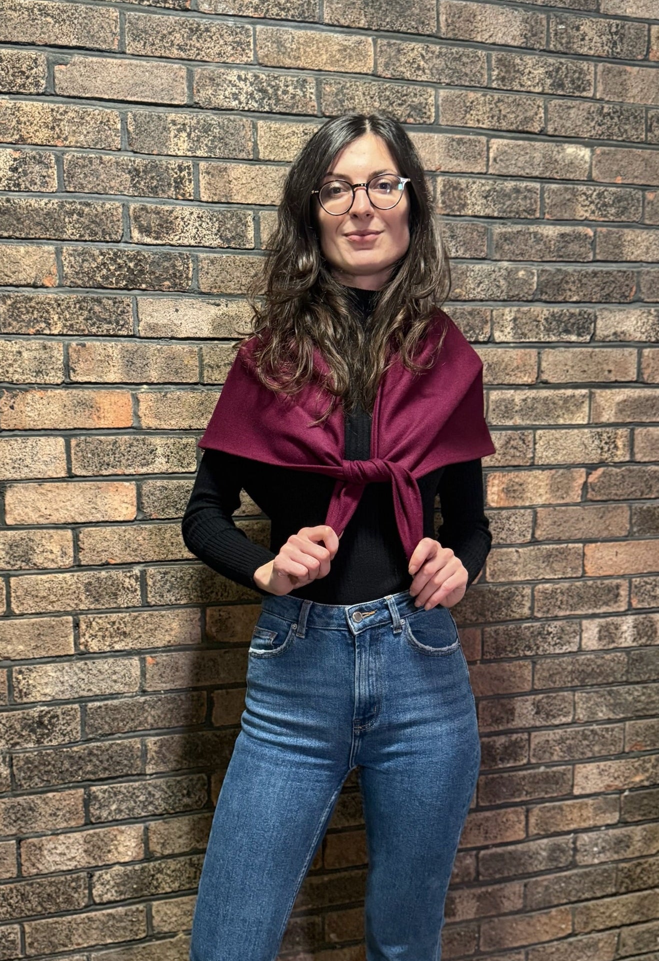 Cashmere Bandana Scarf - Large